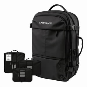Pack Mochila Garmento 32L + 3 Organizadores De Viajes