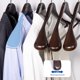 thumbnail image 3 of Suit Hangers Nature Smile Luxury, madera de caoba, paquete de 6 unidades, 3 of 8