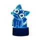 thumbnail image 5 of Lampara Ilusion 3D Gatita Chi de 7 colores, Base touch, 5 of 8