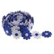 thumbnail image 2 of 3 yardas 25 mm margarita flor bordado encaje ajuste cinta costura artesanía azul, 2 of 5