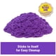thumbnail image 4 of Play Sand Kinetic Sand Purple, 1,1 kg, para niños mayores de 3 años con bolsa, 4 of 9