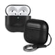 thumbnail image 1 of Funda Alto para AirPods 4 de cuero italiano con llavero, negra, 1 of 6