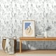 thumbnail image 4 of 1pc Room Decoration Female Body Line Art Mural Texture Wall Background Self Adhesive Waterproof Wallpaper 17.7in*78.7in, 4 of 4