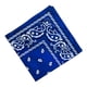 thumbnail image 2 of Pañuelo De Cabeza De Vaquero Con Pañuelo De Cachemira Unisex De Algodón, Azul Real, 2 of 3