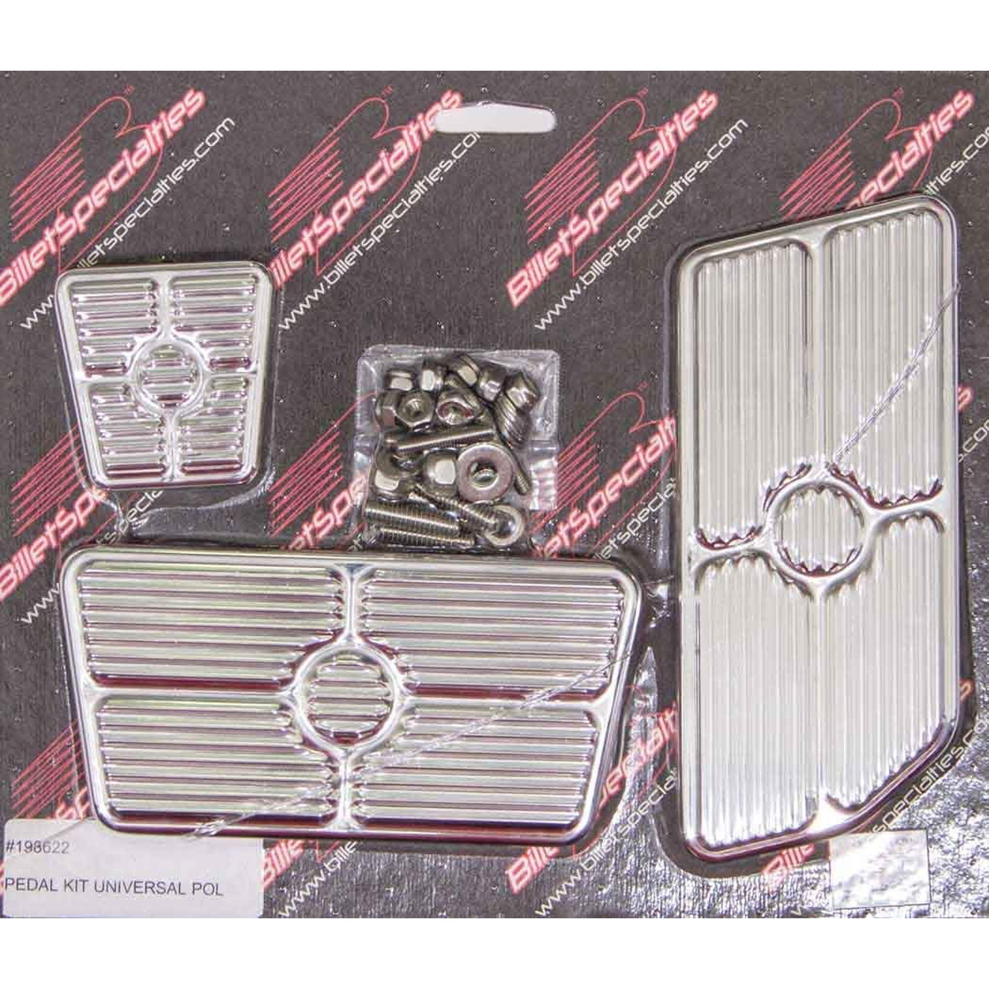 Kit De Pedales Pulidos Auto Accessory Billet Specialties 198622