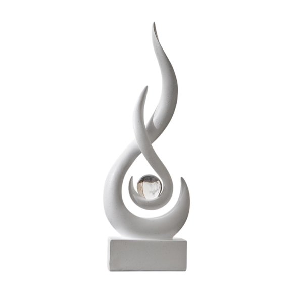 Escultura Abstracta Adorna La Estatua Del Arte De La Resina Para La Decoración De La Sala De Estar De La Entrada