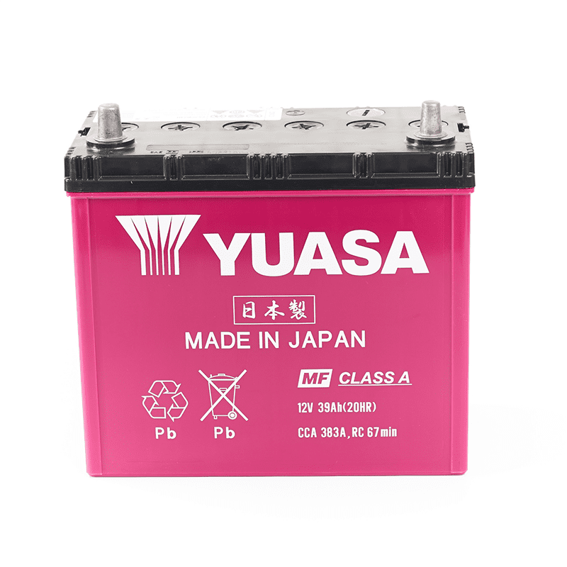 Batería De Auto Yuasa 50b24l - 39 Ah Y 383 Cca