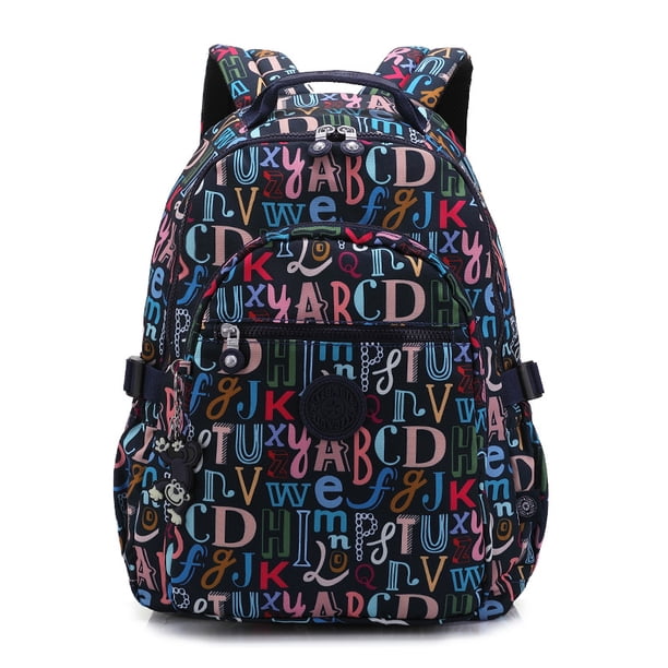 TEGAOTE School bag for Teenager Girl Backpack Floral Printing Leisure Backpack Student Baggage Women Leisure Travel Bag Rucksack