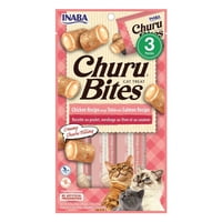 Snack Inaba Churu Bites Atun Y Salmon Para Gato, 3 Tubos