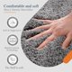 thumbnail image 4 of Xiao Hua Tapete de Baño Antideslizante en Forma de U para Piso de Inodoro, Marrón Grueso y Denso Esponjoso Suave de Felpa, Lavable a Máquina, Fuerte Absorción de Agua 20 Pulgadas x 20 Pulgadas, 1, 4 of 4