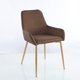 thumbnail image 5 of Sitial Concept - Tapiz Pu Negro / Pata Café Oscuro, 5 of 5