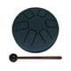 thumbnail image 5 of Tongue Drum 6 Notas 3.8 Pulgadas Con Mazos Mini Tambor De Mano Para Concierto Musical Azul Marino, 5 of 5