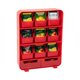 thumbnail image 1 of Organizador de bolsas de té Mind Reader 26x8x35 cm rojo de plástico, 1 of 5
