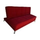 thumbnail image 1 of Futon Patagonia Felpa Rojo 3 Cuerpos Pmetal, 1 of 3