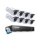 thumbnail image 1 of Cámara de Seguridad ZOSI 4K, 8 unidades, HDD 2 TB, PoE, resistente a la intemperie, 1 of 9