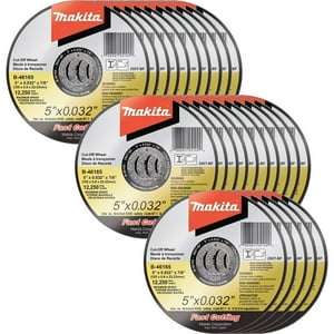 Disco De Corte Makita B-46165-25 Ultrafino De 5 X 0,8 X 22,2 Mm (25)