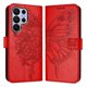 thumbnail image 1 of Funda Cartera Mariposa Para Samsung Galaxy S26 Ultra Con Soporte Y Ranuras Para Tarjetas Rojo, 1 of 6