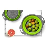 Genérico - Colador Plegable De Silicona Verde