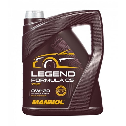 Aceite De Motor Legend Formula C5 0W20 Mannol 5Lts Sintético