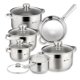 thumbnail image 1 of Juego de utensilios de cocina Daniks 11 piezas, acero inoxidable plateado, 1 of 9