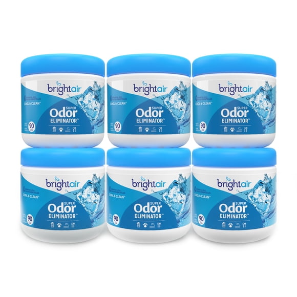 Ambientador Bright Air, supereliminador de olores, 414 ml, 6 unidades