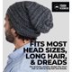 thumbnail image 5 of Gorro resistente para la cabeza, holgado, para mujer y hombre, color beige, 5 of 6