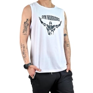 Likeshop - Polera Sin Manga Musculosa Hombre Diseño Gym 291