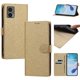 thumbnail image 3 of Cartera para Motorola Edge 30 Neo con Bolsillo de Tarjetas, Dorado, 3 of 6