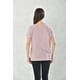 thumbnail image 3 of Polera Mujer Rojo Rayado Manga Corta Cuello V Talla L, 3 of 3