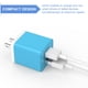 thumbnail image 5 of Cargador de pared USB iGenJun de 2.4 A con doble puerto USB Cube Power, paquete de 6, 5 of 7
