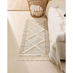 Myl Hogar - Pack De 2 Bajada De Cama De Lino Estilo Boho Medida 60 Cm X 90 Cm