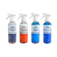 Aio - Kit Renovador Goma + Tablero + Limpia Vidrio + Aromatizante