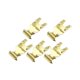 thumbnail image 2 of 5 Clips Metálicos Para Colgar Ropa, Para Colgar En Rieles O Tubos, Cestas De Estante, Color Dorado, 2 of 5