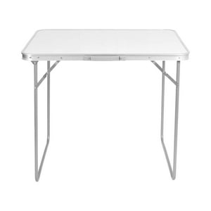Northwest - Mesa Con Patas Plegables 80X60X70Cm Blanca Blanco Tamano Unico