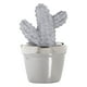thumbnail image 1 of Figura Decorativa Cactus Gancho Cerámica Concreto, 1 of 5