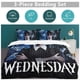 thumbnail image 5 of Wednesday 3-Piece Bedding Set Warm And Comfortable Soft Duvet Cover Bed Set for Boys Girls Kids Adult Bedroom All Season, 5 of 5