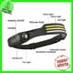thumbnail image 2 of Luz Linterna Cintillo Cabeza 3 Tiras Led Sensor Recargable USB Potente COB Minera Frontal Para Minero Camping, 2 of 3