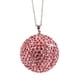 thumbnail image 5 of Diamond Crystal Ball Cars Charms Car Colgante Para Adorno Espejo Retrovisor Rosa, 5 of 5