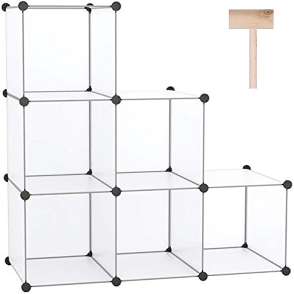 CAHOME 6Cube Storage Organizer Cube Shelf Closet Storage B