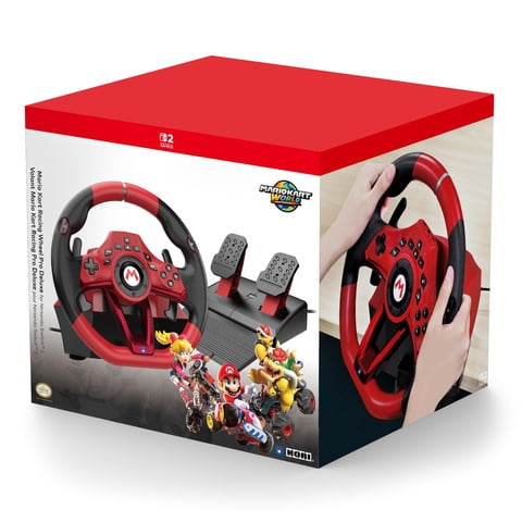 Volante De Carreras Hori Mario Kart Pro Deluxe Para Nintendo