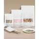 thumbnail image 3 of Bolsas Kraft Larzack, 100 unidades, con ventana, 15 x 22 cm, color blanco, 725 ml, 3 of 3