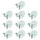 thumbnail image 4 of 10x Anillos De Soporte Para Plantas De Jardín, Estacas De Soporte Para Plantas De Pavo Real Para Césped De Parque, 4 of 5