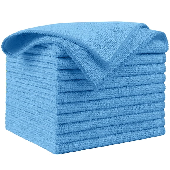 Paño de microfibra AIDEA 30 cm azul (paquete de 10)