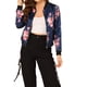 thumbnail image 5 of INSPIRE CHIC Chaqueta Bomber para Mujer Ajuste Delgado Ligera con Cremallera Azul Oscuro Talla L, 5 of 7
