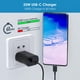 thumbnail image 2 of Cargador QQAK98K 25 W PD USB‑C con cable de 3 m – Pack de 2, 2 of 7