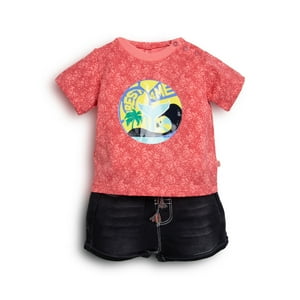 Conjunto Bebe Niño Coral Pillin