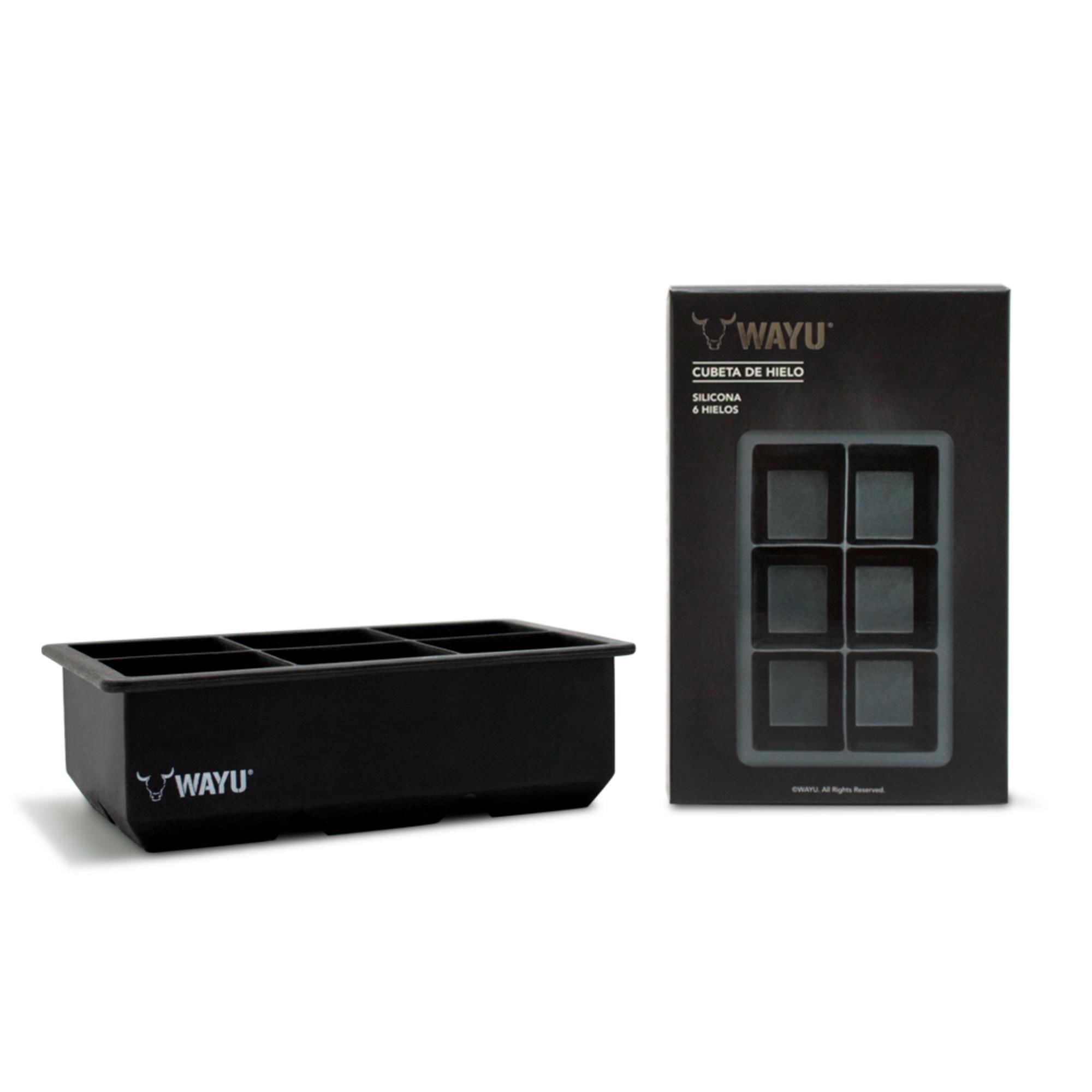 Wayu - Cubeta De Hielo Silicona Negro
