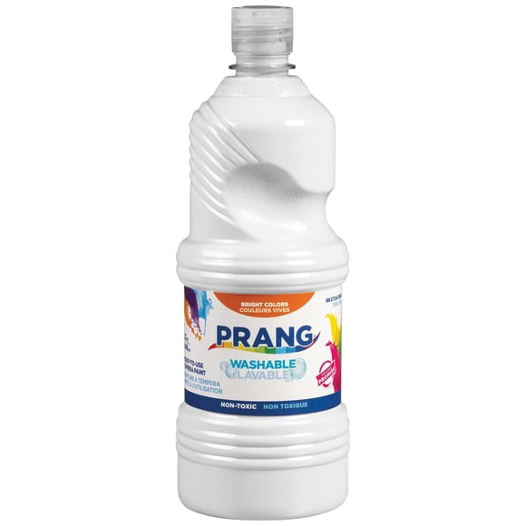 Paint Prang, témpera lavable, lista para usar, 946 ml, color blanco