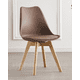 thumbnail image 3 of 4und Silla de comedor Tulip Acolchada - Marron, 3 of 4