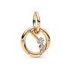 thumbnail image 2 of Charm Pandora Aries Zodiac Dangle Chapado en Oro 14k, 2 of 2